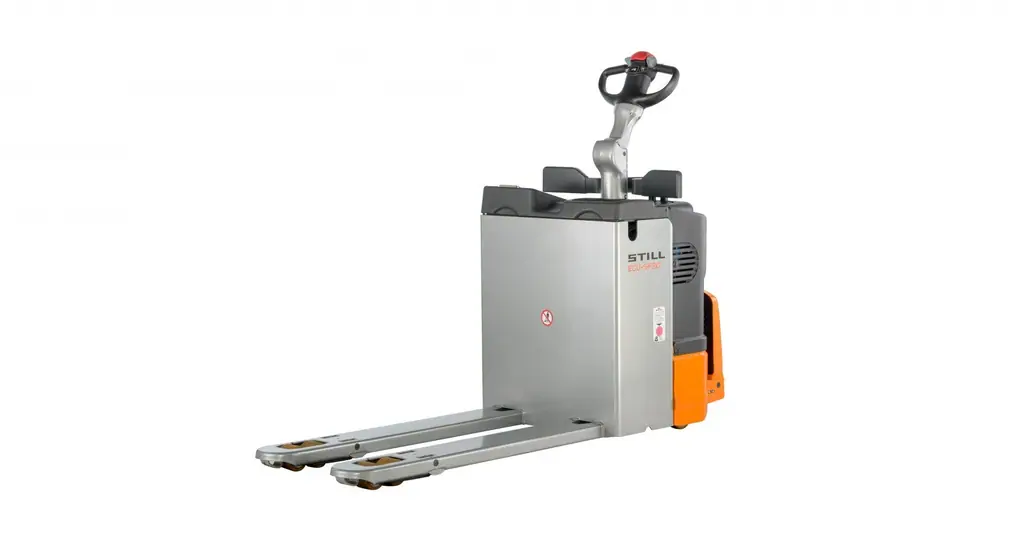 STILL ECU-SF 20 (gövde etiketi ECU-SF20), platform kapalı, çatal tarafından çapraz stüdyo görünümü