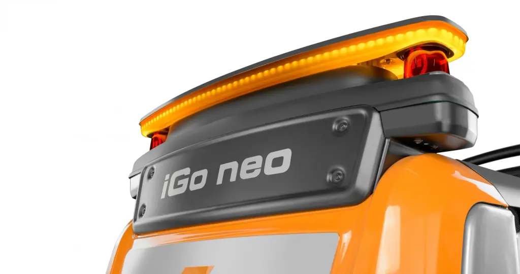 OPX 20 iGo neo sensör başlığı ve çalışma modunu gösteren LED sinyal şeridi