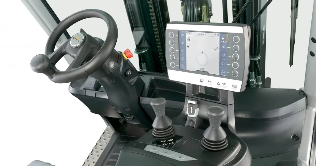 Kabin içi: STILL Easy Control ekranı ve mini levyeler
